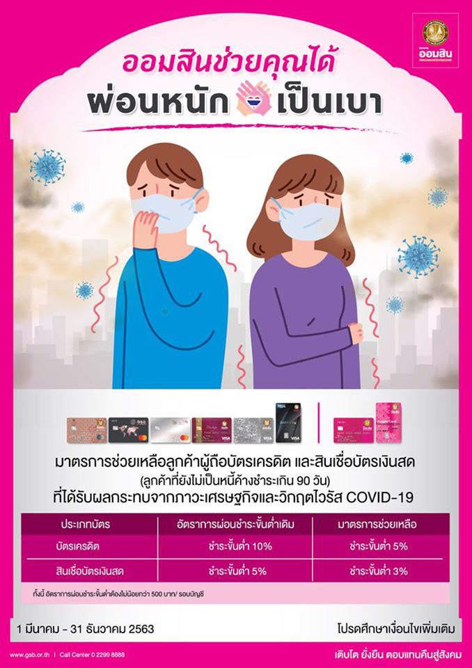 พักหนี้-ลดดอกเบี้ยบัตรเครดิต