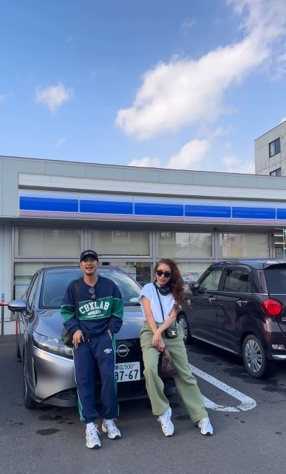 เป็กกี้ ศรีธัญญา ทริปเที่ยวญี่ปุ่น คนโฟกัสหนุ่มข้างกาย