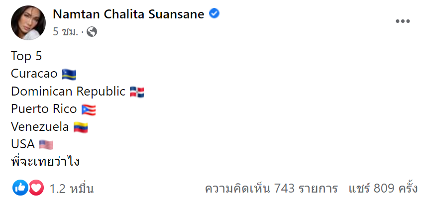  Miss Universe Thailand