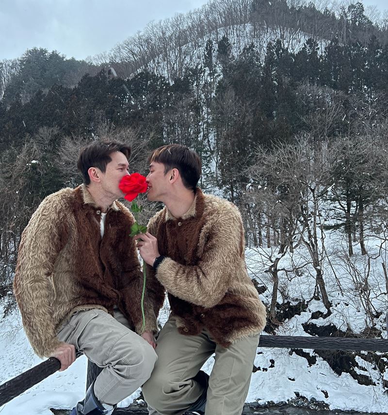 ดีเจมะตูม เตชินท์ เปิดตัวแฟนรับวาเลนไทน์ 