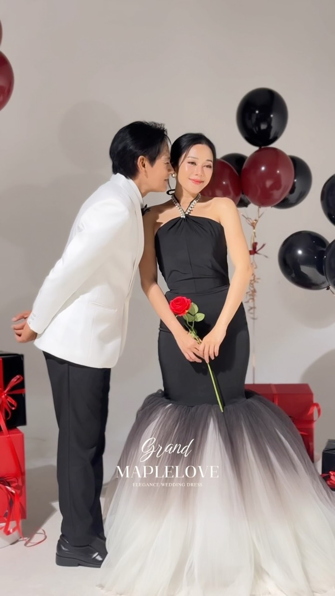 ทับทิม ไทด์ สวมชุดแต่งงาน ถ่ายภาพพรีเวดดิ้งสุดโรแมนติก