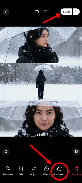 วิธีสร้างรูปถ่ายวิวหิมะ