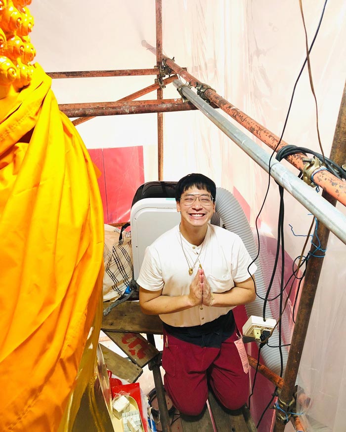 บี้ สุกฤษฎิ์ เข้าวัด