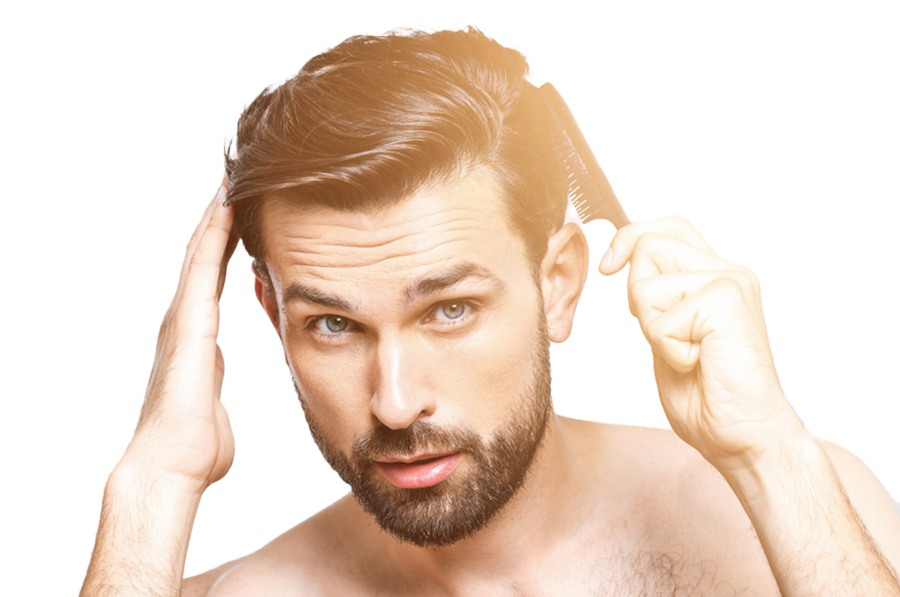 Comb Over ทรงผมแบบหวีเสยแสกข้าง