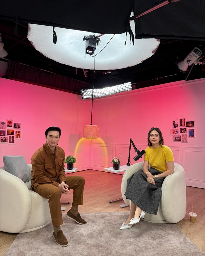 เปิดภาพน่ารัก น็อต วิศรุต เมื่อต้องเจอ ชมพู่ อารยา ในฐานะพิธีกร