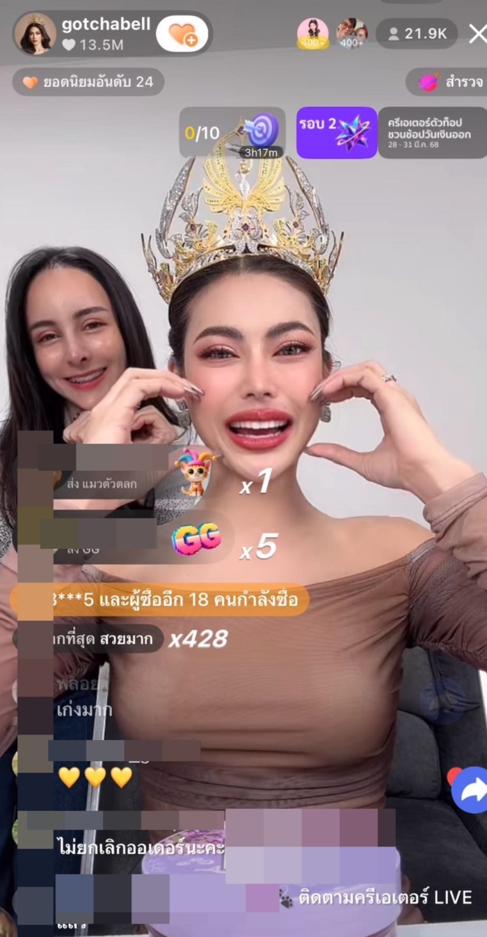  จ๊ะโอ๋ งามพริ้ง, กชเบล ศรัณย์รัชต์