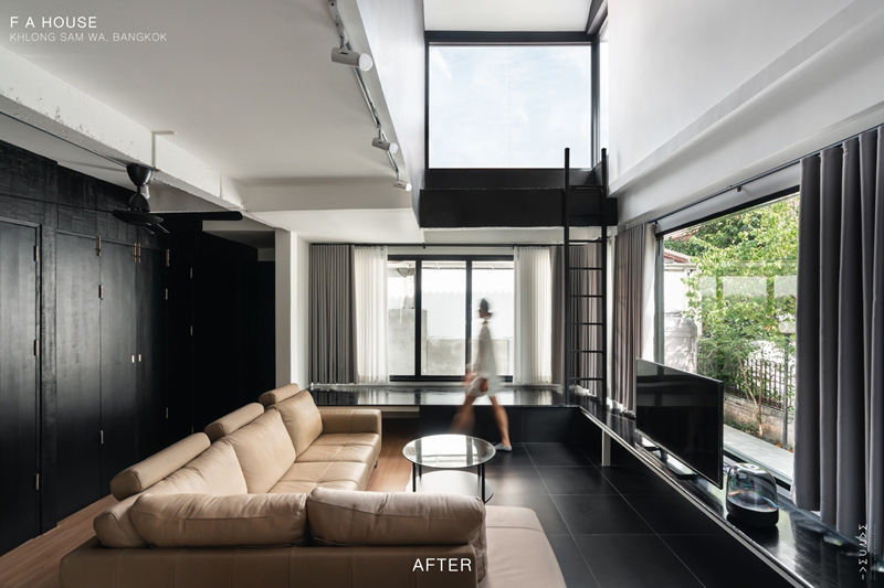 รีโนเวทบ้านเก่า 20 ปี ห้องรับแขก