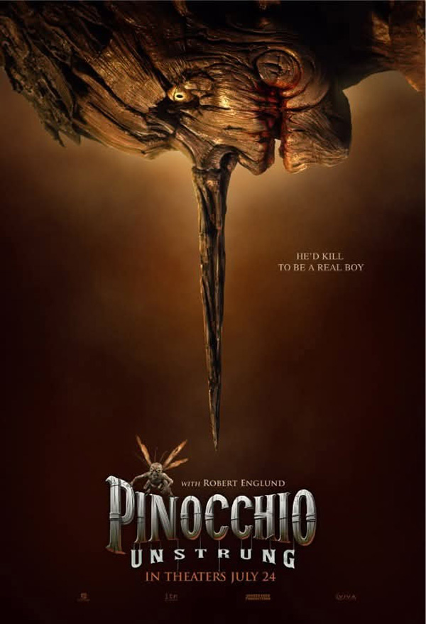 Pinocchio Unstrung พินอคคิโอ หุ่นไม้สายเชือด หนังใหม่กรกฎาคม 2569 หนังใหม่ 2026 โปสเตอร์