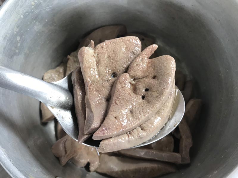 เมนูตับหมู