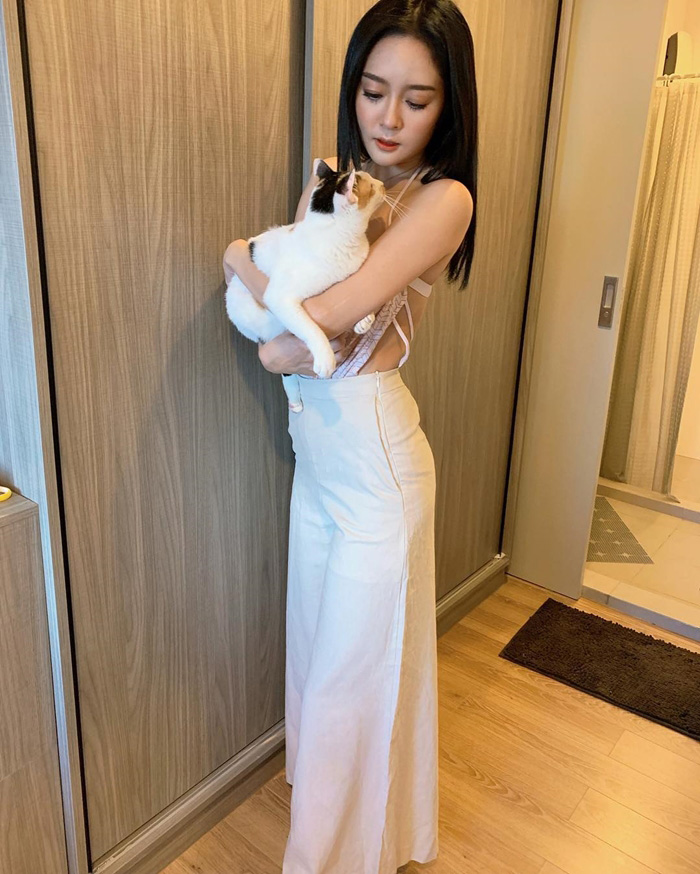 ดาราหญิงชอบเลี้ยงแมว