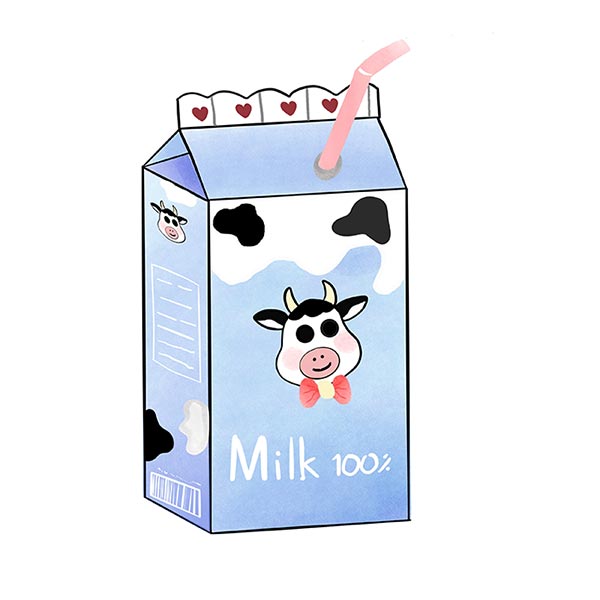 นมวัวแท้ 100%