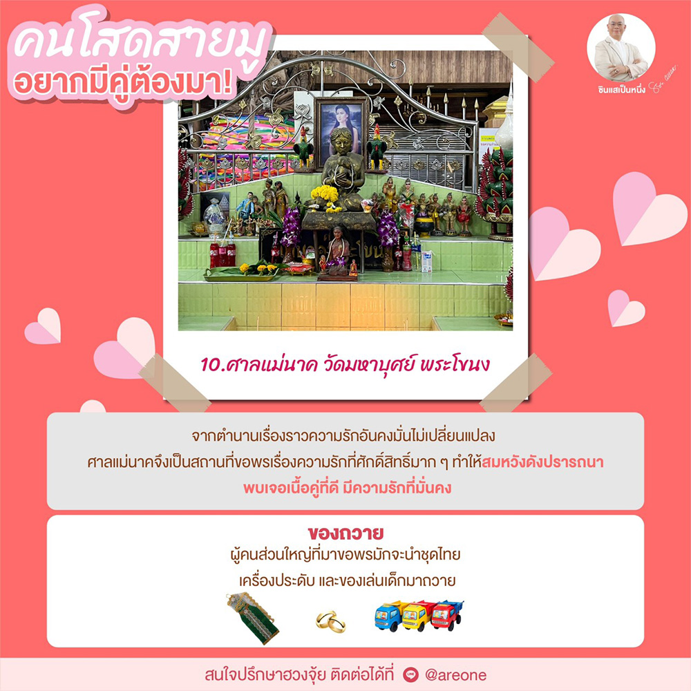 ขอพรความรัก ศาลแม่นาค