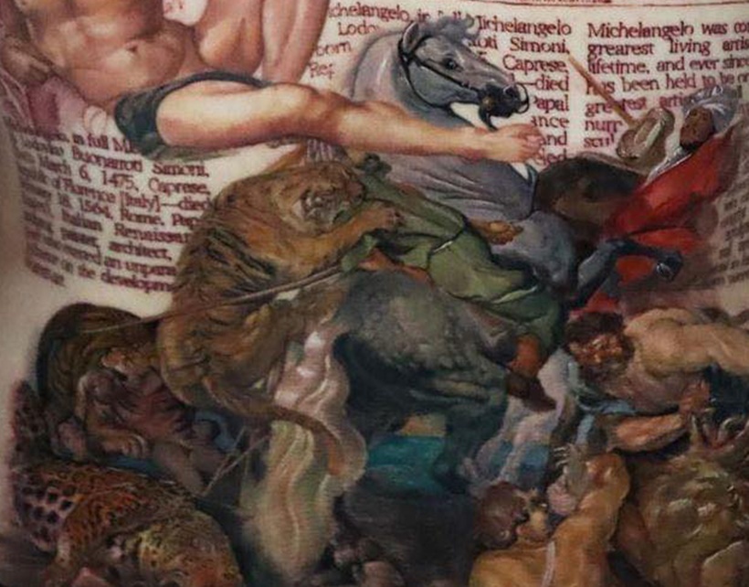 ภาพรอยสักสี