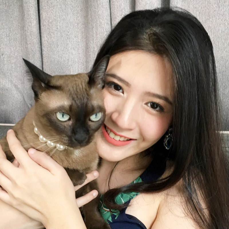 ดาราหญิงชอบเลี้ยงแมว
