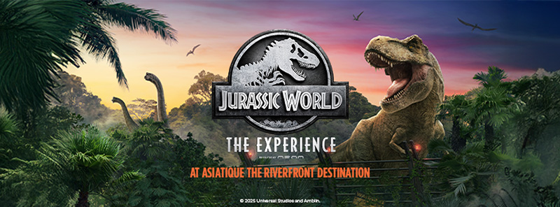 อีเวนต์เดือนกันยายน 2568 Jurassic World: The Experience