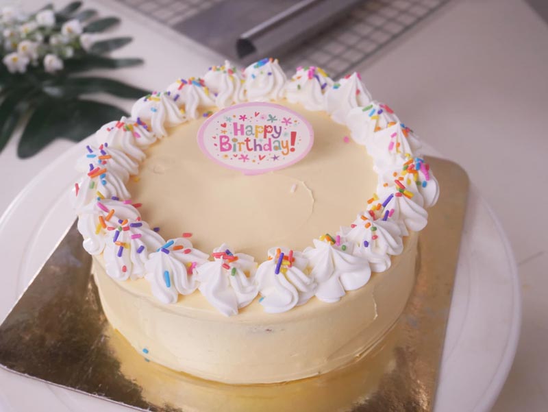 เค้กวันเกิดสไตล์เกาหลี