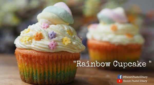 คัพเค้กสายรุ้ง