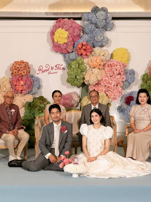 แทน ลิปตา - พราว อรณิชา ควงคู่วิวาห์หวาน