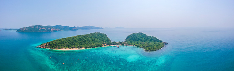 อุทยานใต้ทะเลเกาะขาม มุมสูง