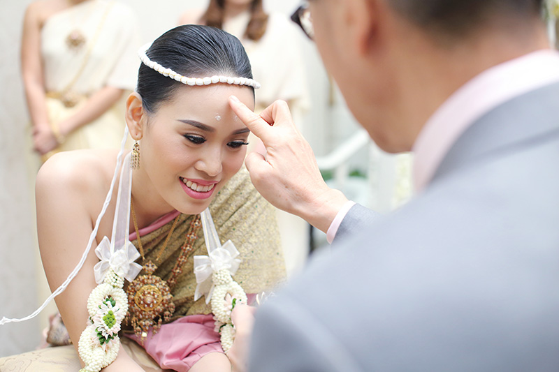 งานแต่งพิธีเช้า