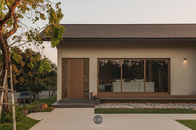 แบบบ้านชั้นเดียวสไตล์ Modern Asian Tropical