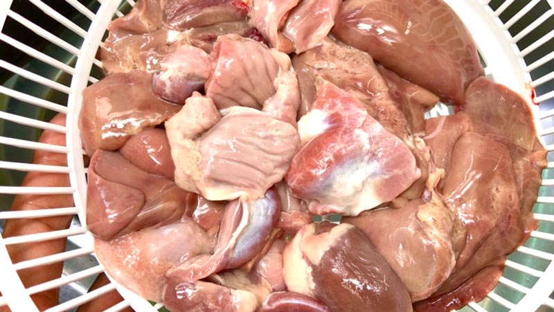 วิธีล้างตับไก่