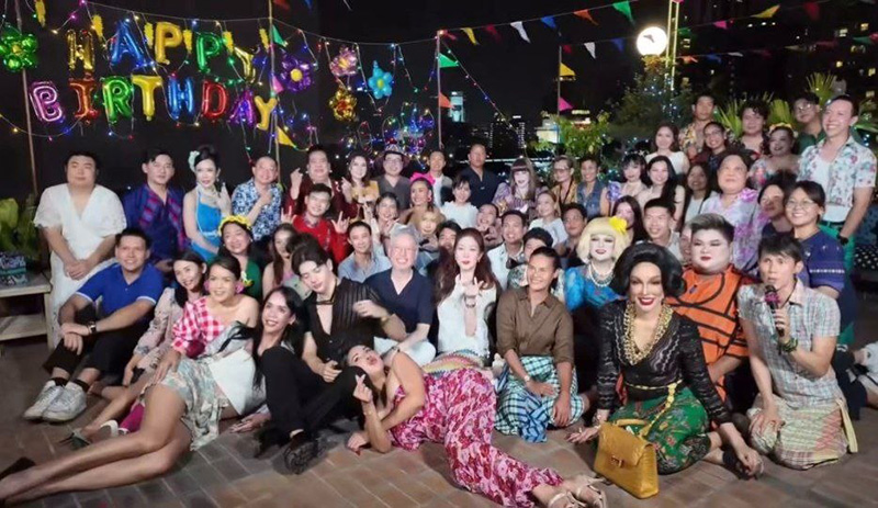 ภาพล่าสุด ไฮโซสุมณี คุณะเกษม จัดปาร์ตี้ฉลองวันเกิด 88 ปี 