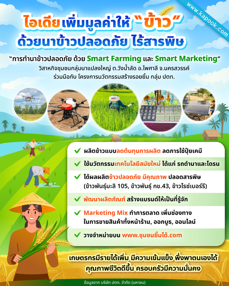 นาข้าวปลอดภัย