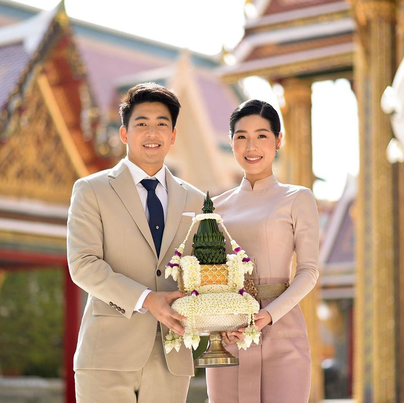 น็อต อัครณัฐ ควงแฟนสาวเข้าพิธีวิวาห์