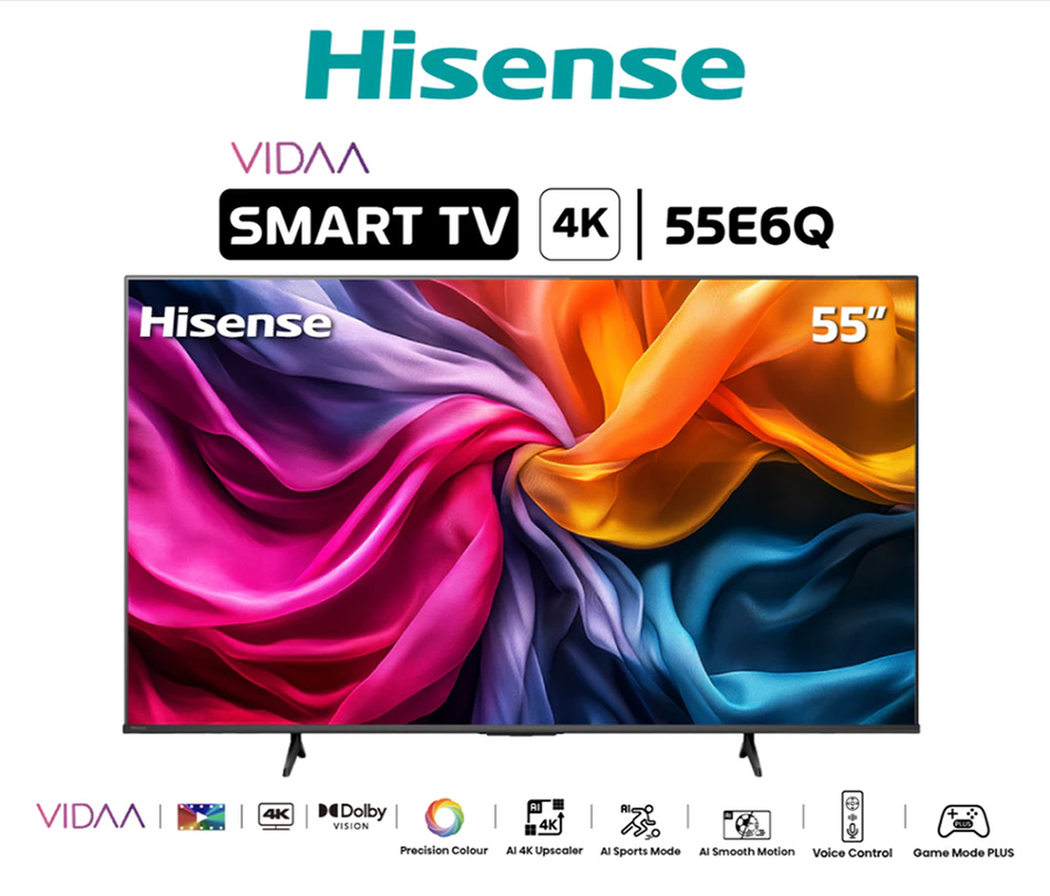 Hisense TV 55 นิ้ว รุ่น 55E6Q
