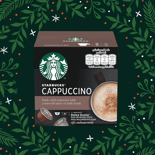 กาแฟแคปซูลสตาร์บัคส์ เนสกาแฟ ดอลเช่ กุสโต้ คาปูชิโน่