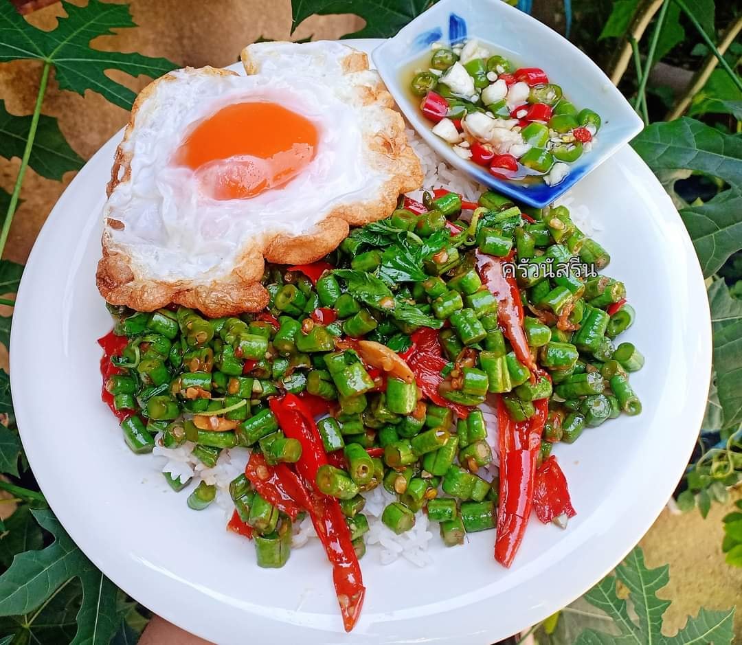 กะเพราถั่วฝักยาว