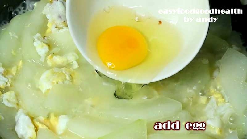 ฟักผัดไข่