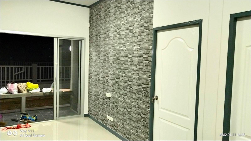 บ้านเดี่ยวชั้นเดียว 2 ห้องนอน 1 ห้องน้ำ 