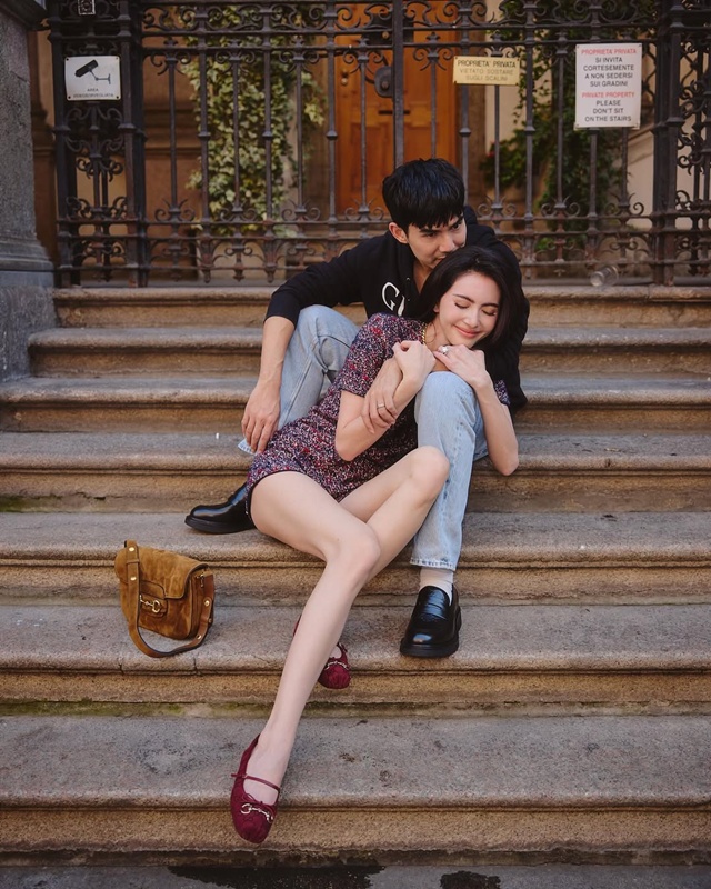 ใหม่ ดาวิกา - เต๋อ ฉันทวิชช์ สวีตหวานกลางมิลาน อิตาลี 