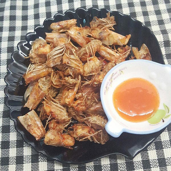 หัวกุ้ง คางกุ้งอบกรอบ