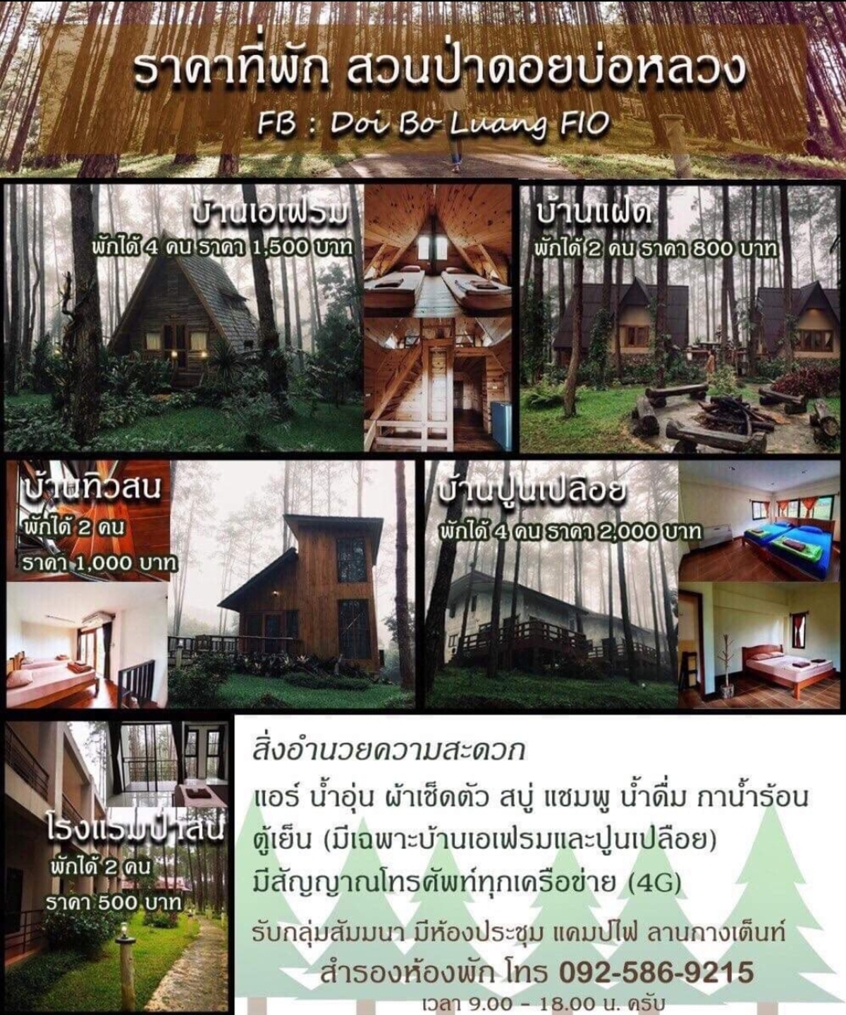สวนป่าดอยบ่อหลวง เชียงใหม่