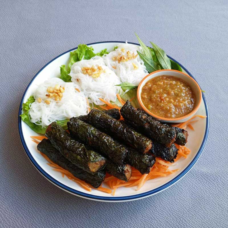 สูตรหมูย่างใบชะพลู