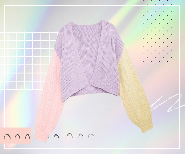 Pomelo คาร์ดิแกนผ้าถัก เสื้อกันหนาว ผู้หญิง