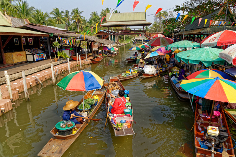 ตลาดน้ำท่าคา เที่ยวเดือนธันวาคม 66