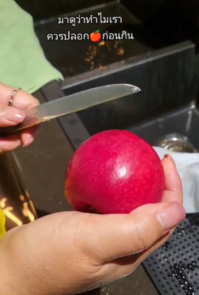 เปลือกแอปเปิล