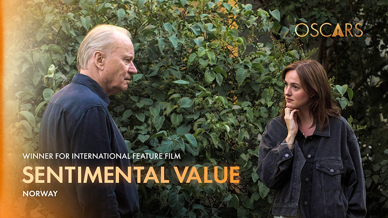 SENTIMENTAL VALUE สาขาภาพยนตร์ภาษาต่างประเทศยอดเยี่ยม ออสการ์ 2026 รางวัล Academy Awards ครั้งที่ 98