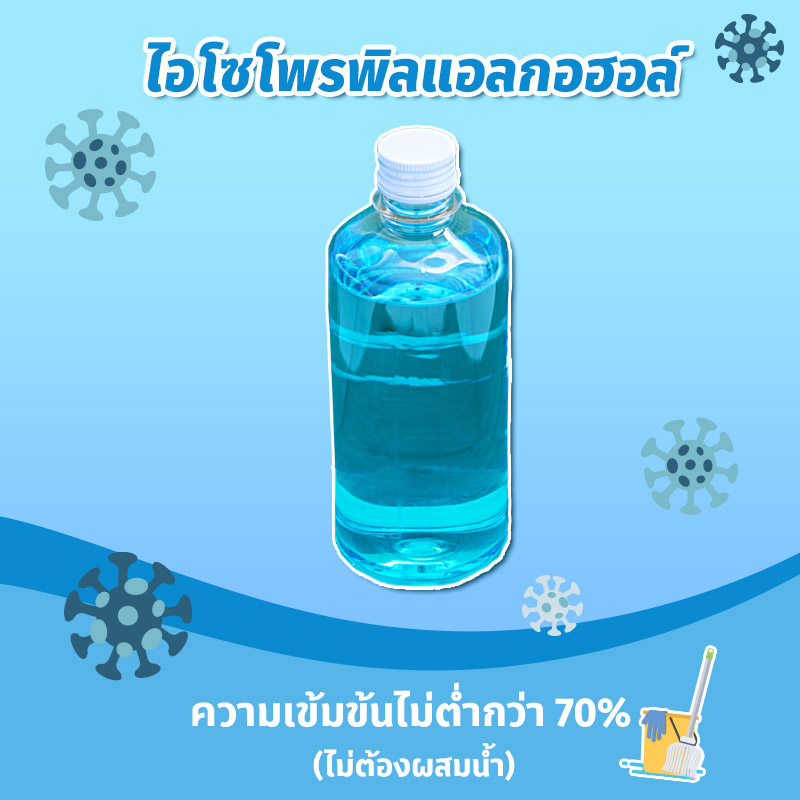 สูตรทำน้ำยาฆ่าเชื้อ COVID-19