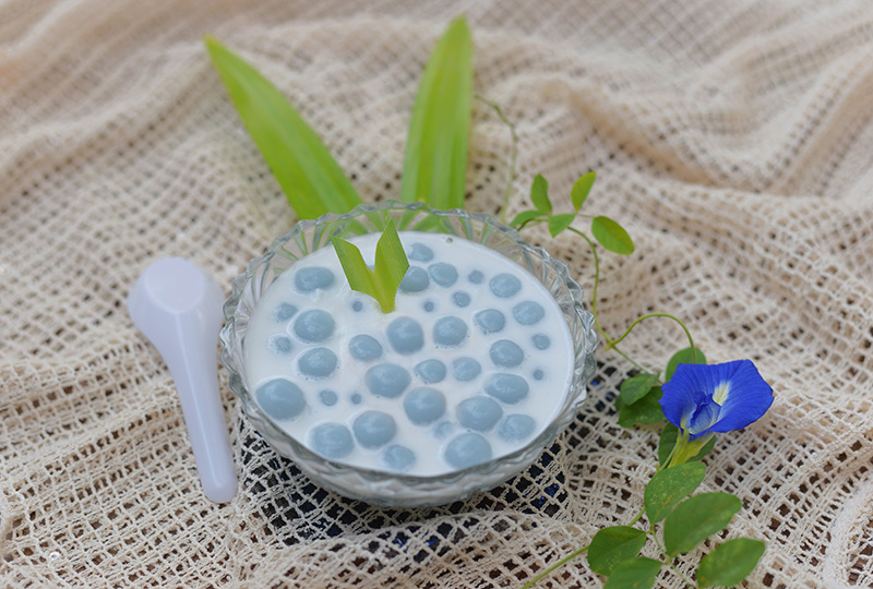 บัวลอยดอกไม้ เมนูวันแม่ อาหารไทย สูตรอาหาร