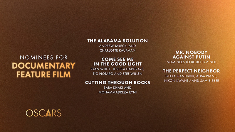 รายชื่อผู้เข้าชิงรายชื่อผู้เข้าชิงออสการ์ 2026 รางวัล Academy Awards ครั้งที่ 98