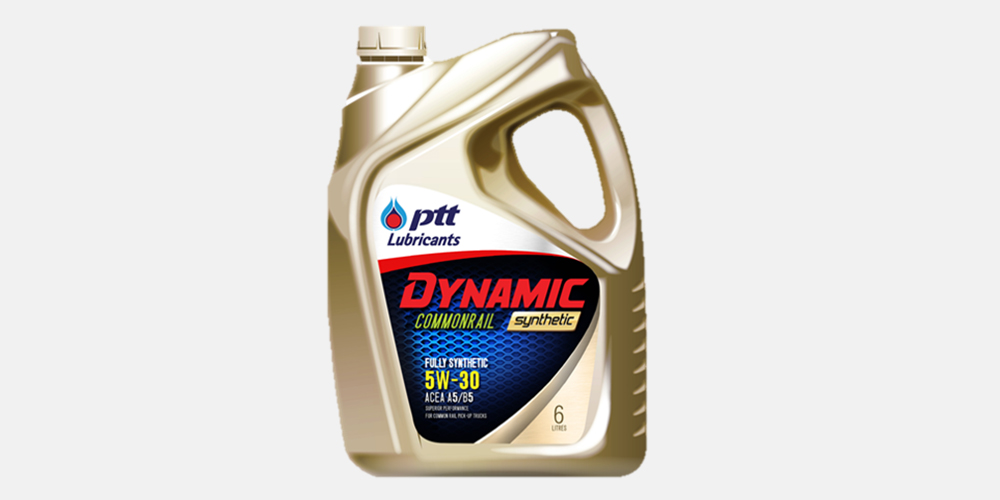 น้ำมันเครื่องดีเซล PTT Dynamic Commonrail Synthetic