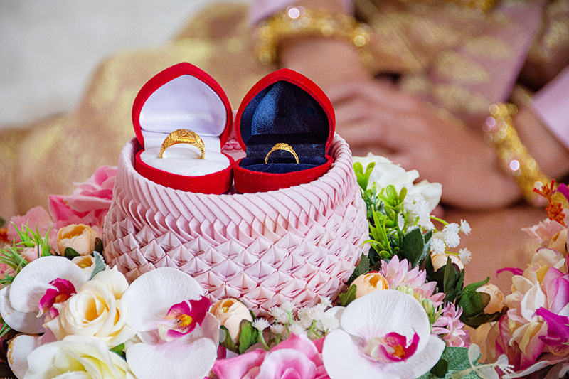 งานแต่งพิธีเช้า