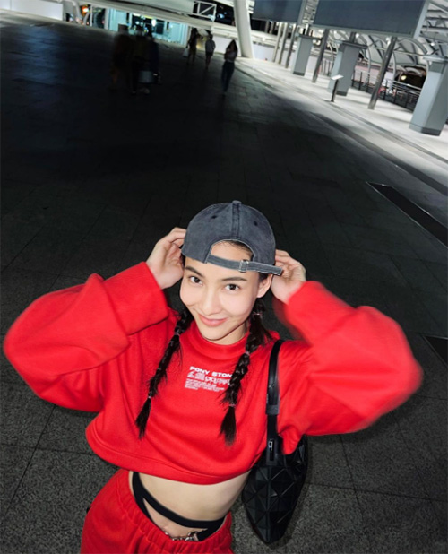 กรีน อัษฎาพร ทรงผมสงกรานต์