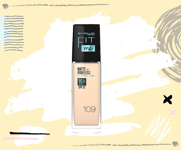 Maybelline Fit Me Matte + Poreless Foundation รองพื้นกันน้ำ