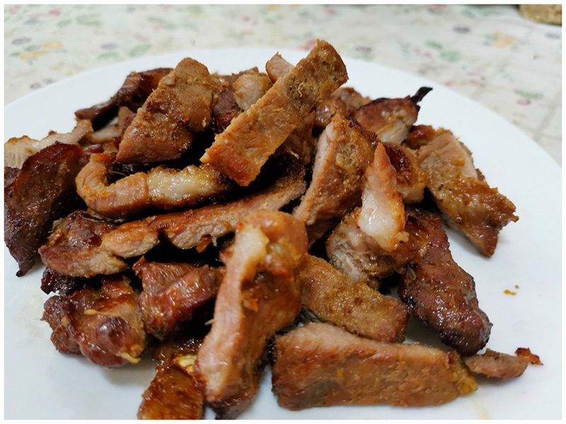 หมูทอดซอส ไร้น้ำมัน เมนูหมู เมนูหม้อทอด หมูทอด สูตรอาหาร